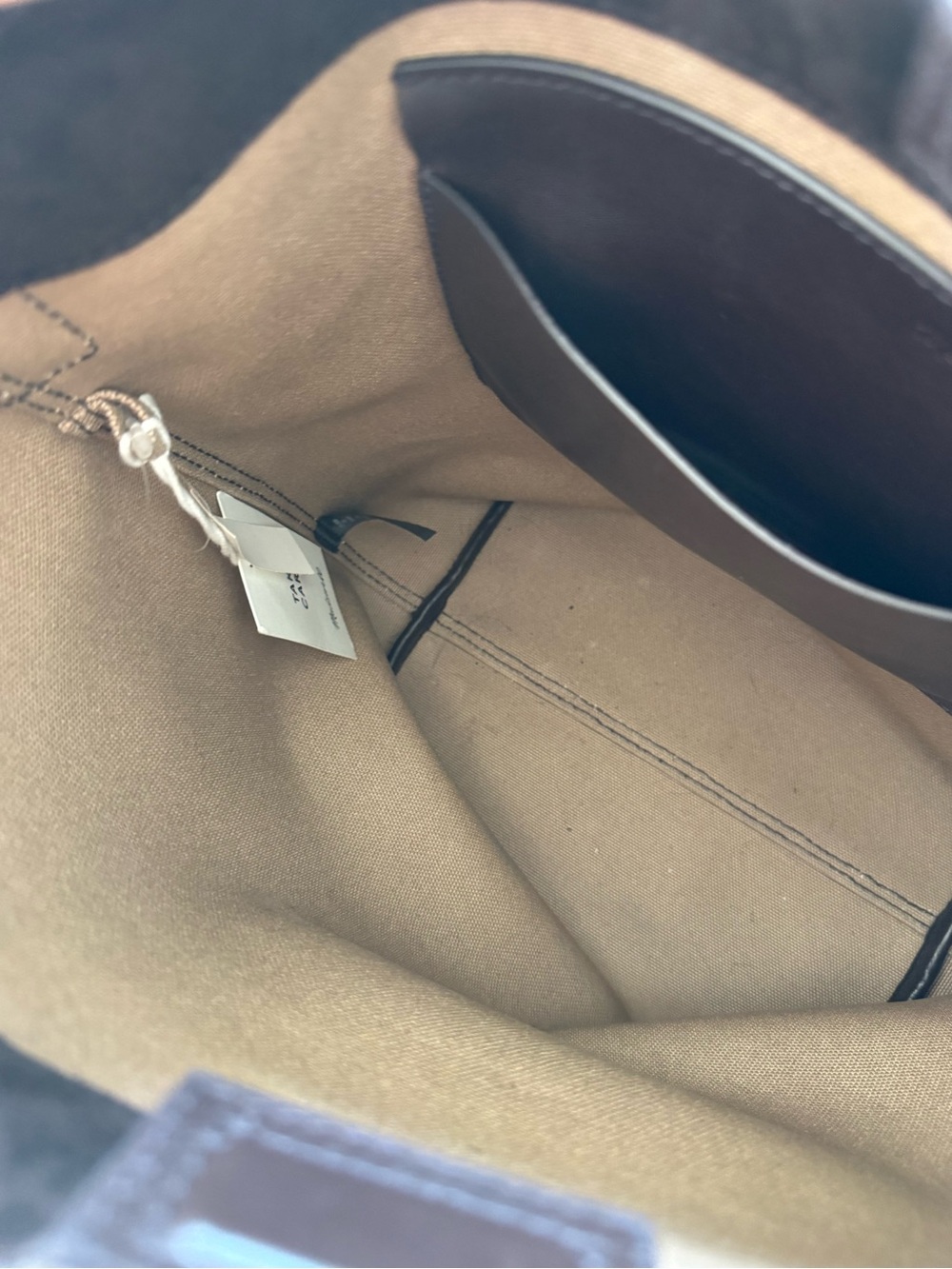 Madewell Tote Suede Bag/ New - Picture 4 of 6